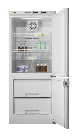 Холодильник лабораторный комбинированный Pozis ХЛ-250-1 (170 л/80 л) (металл/металл, арт. 262WV)